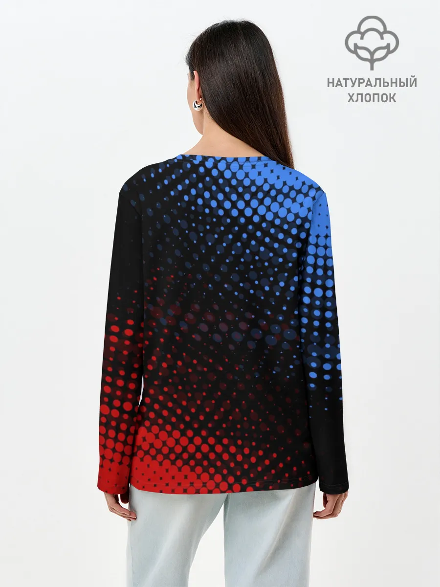 Лонгслив женский. Хлопок / BMW SPORT