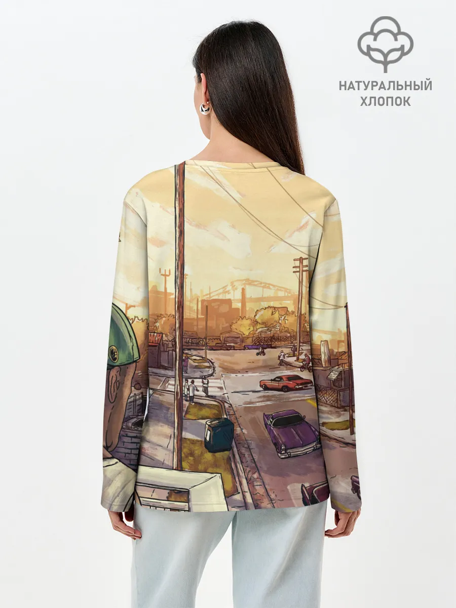 Лонгслив женский. Хлопок / GTA San Andreas