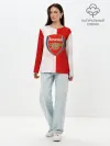 Лонгслив женский. Хлопок / FC Arsenal 3D
