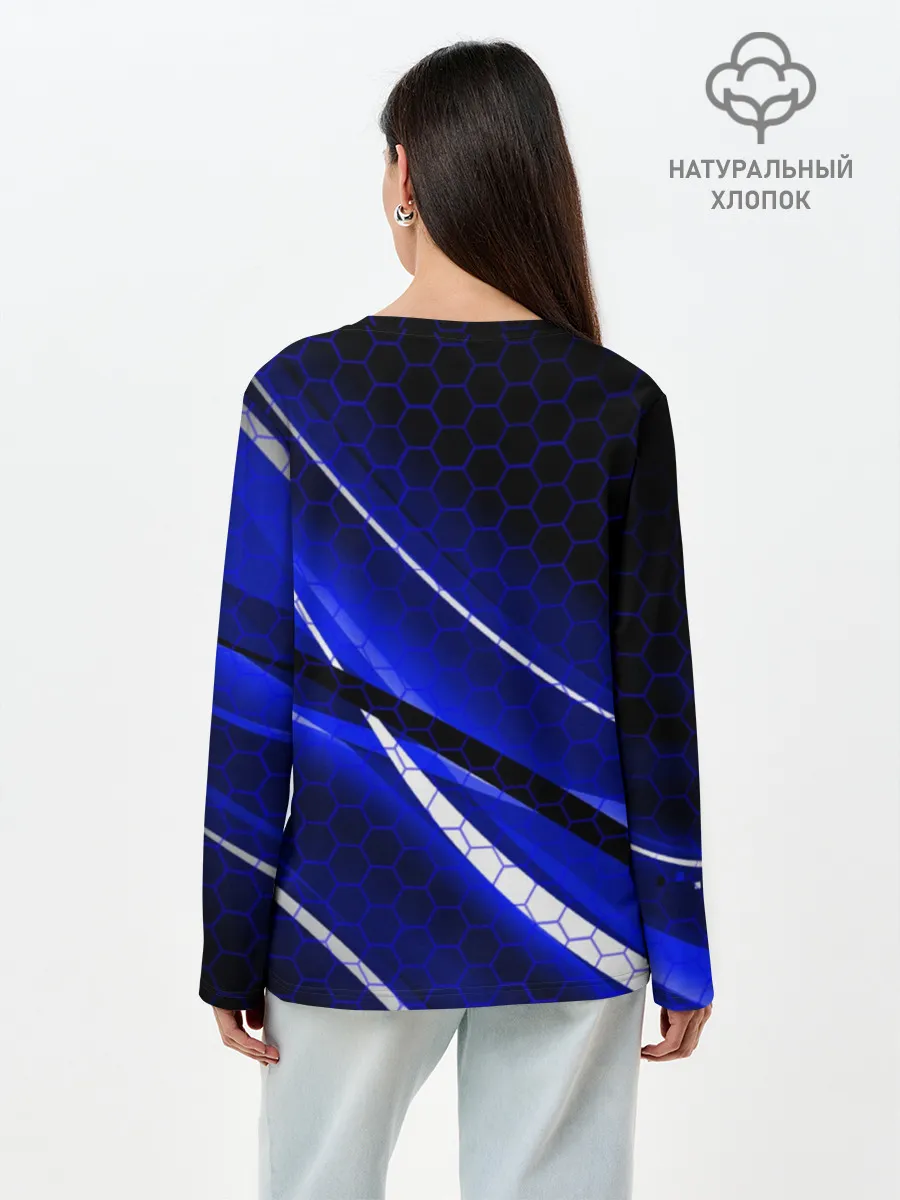 Лонгслив женский. Хлопок / No mercy | Petr Yan