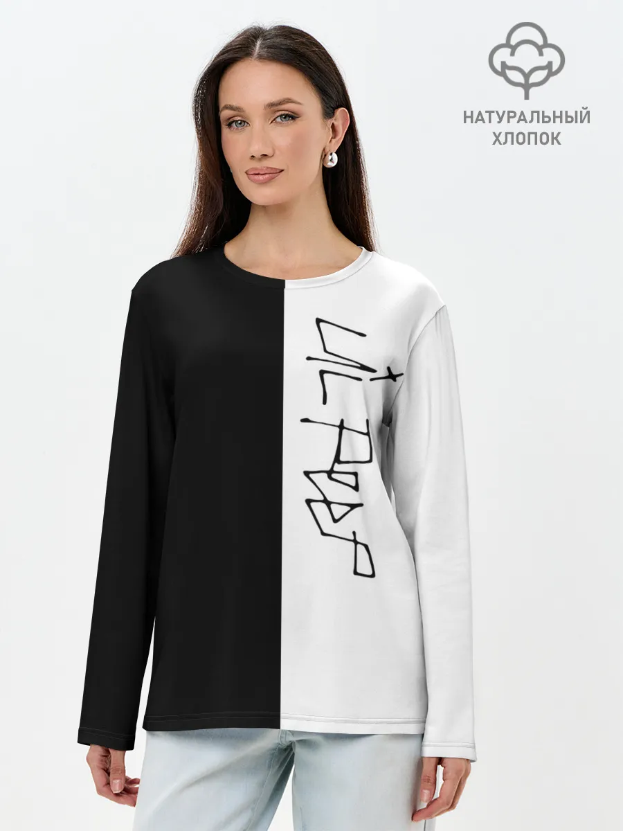 Лонгслив женский. Хлопок / Lil peep