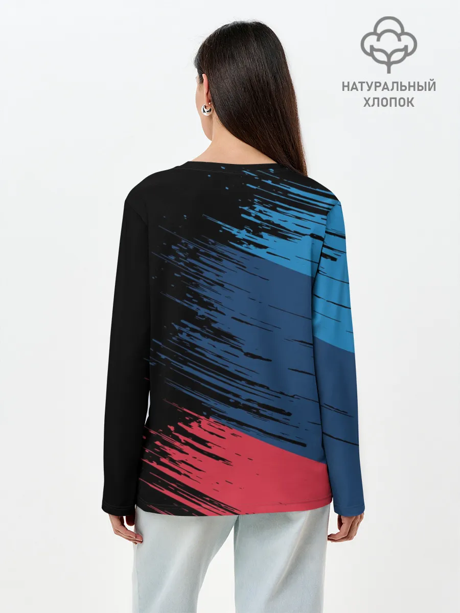 Лонгслив женский. Хлопок / BMW MOTORSPORT