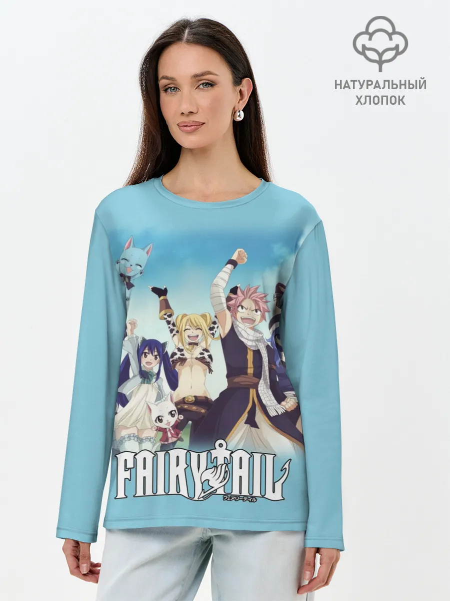 Лонгслив женский. Хлопок / Fairy Tail Heroes