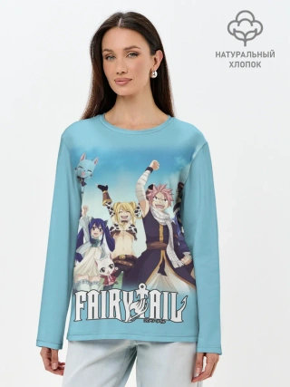 Лонгслив женский. Хлопок / Fairy Tail Heroes