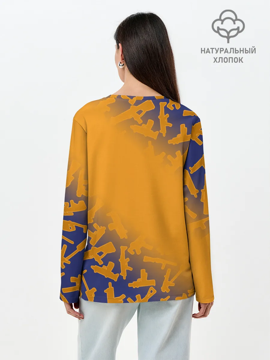 Лонгслив женский. Хлопок / CS GO | КС ГО