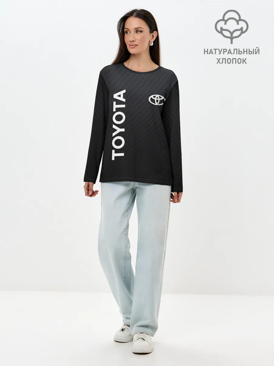 Лонгслив женский. Хлопок / TOYOTA