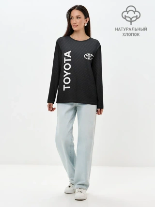Лонгслив женский. Хлопок / TOYOTA