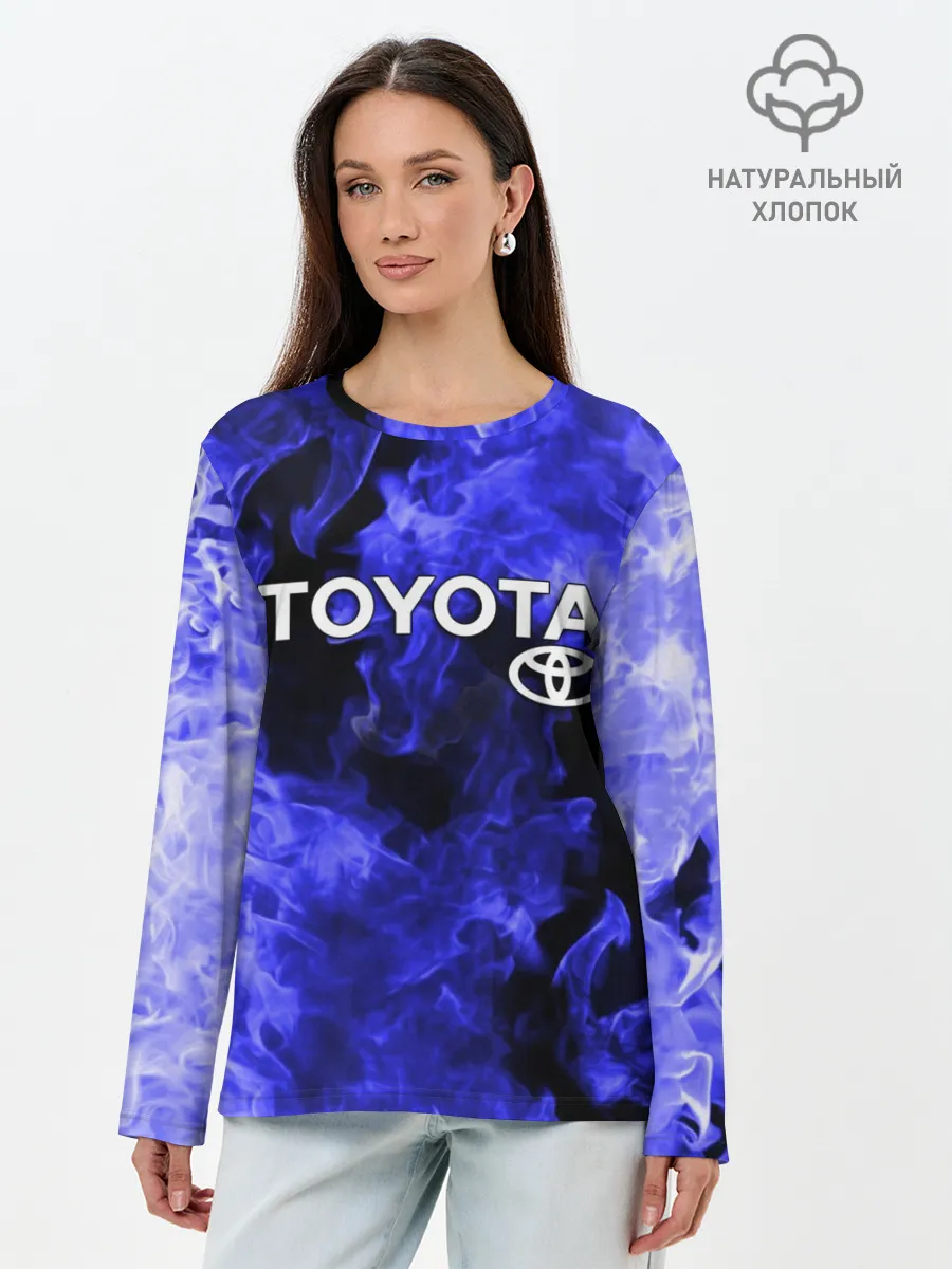 Лонгслив женский. Хлопок / TOYOTA