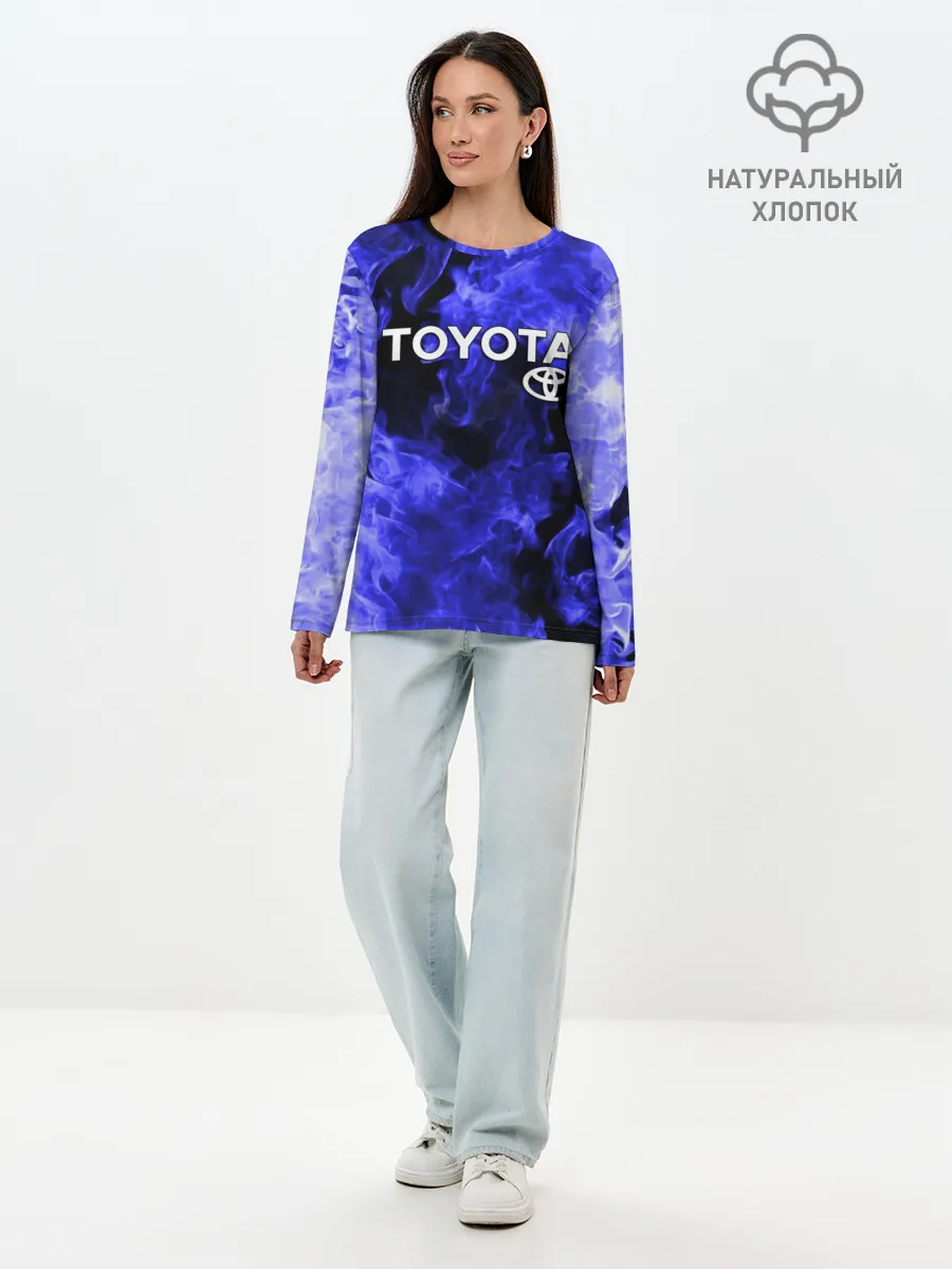 Лонгслив женский. Хлопок / TOYOTA