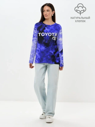 Лонгслив женский. Хлопок / TOYOTA