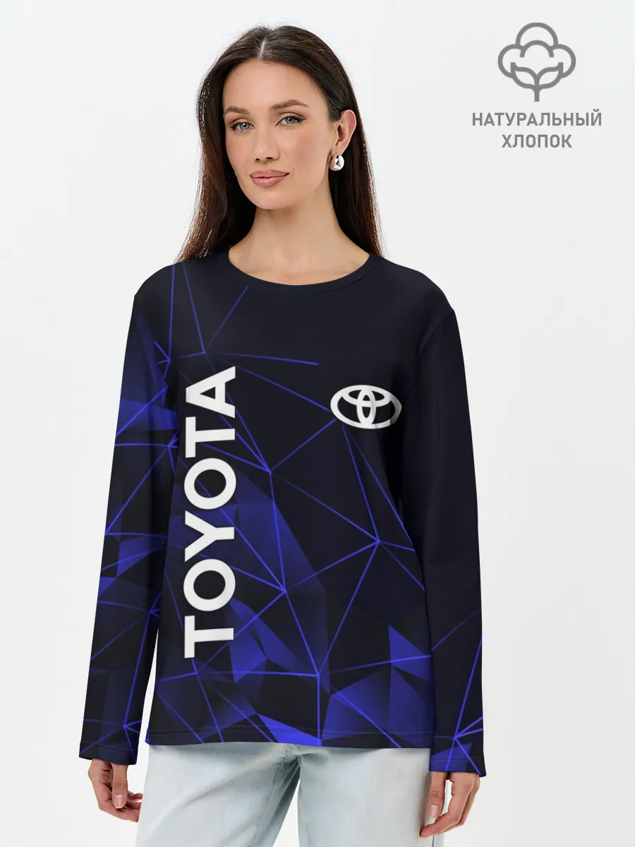 Лонгслив женский. Хлопок / TOYOTA