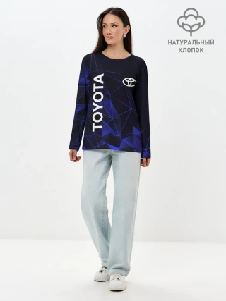 Лонгслив женский. Хлопок / TOYOTA