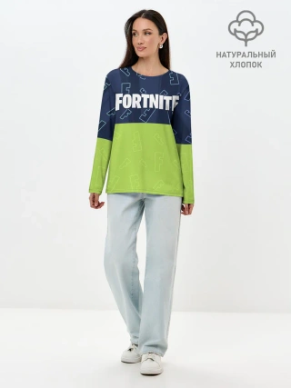 Лонгслив женский. Хлопок / FORTNITE / ФОРТНАЙТ