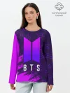 Лонгслив женский. Хлопок / BTS / БТС