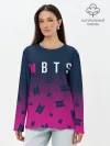 Лонгслив женский. Хлопок / BTS / БТС