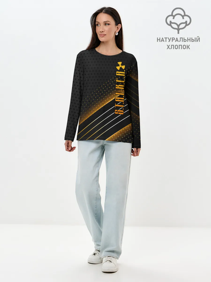 Лонгслив женский. Хлопок / S.T.A.L.K.E.R.