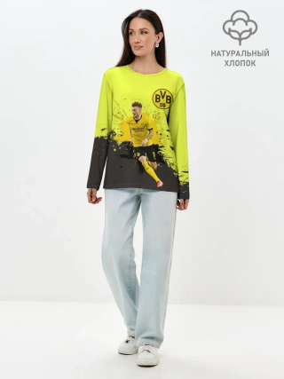 Лонгслив женский. Хлопок / Марко Ройс