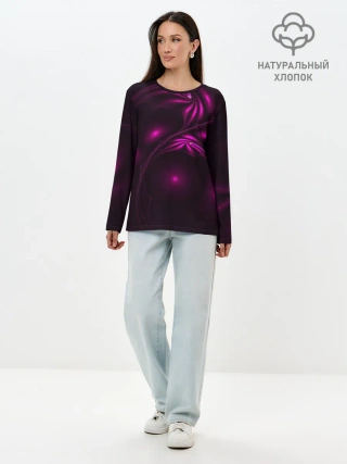 Лонгслив женский. Хлопок / Lullaby Pink