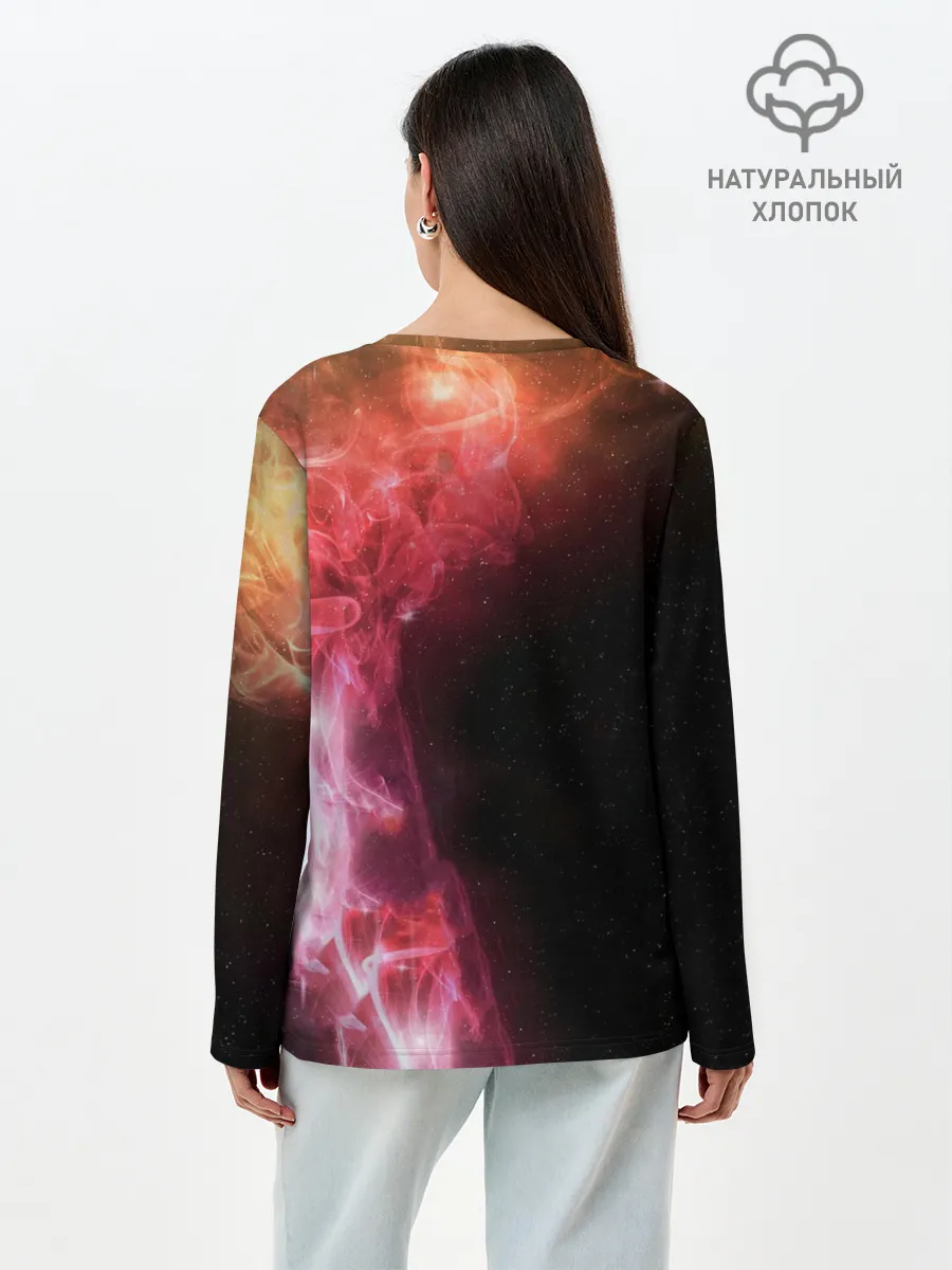 Лонгслив женский. Хлопок / ПРИШЕЛЕЦ