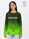 Лонгслив женский. Хлопок / MINECRAFT / МАЙНКРАФТ