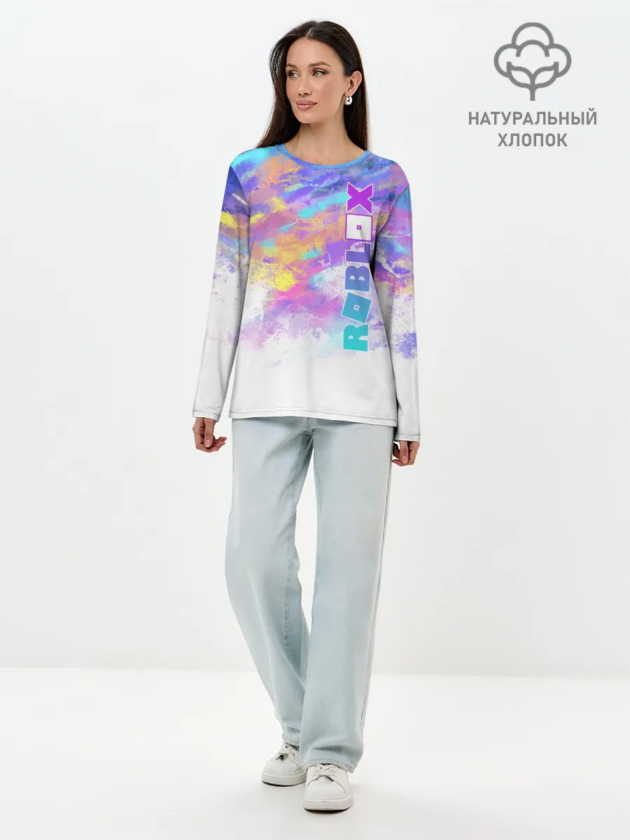 Лонгслив женский. Хлопок / ROBLOX | РОБЛОКС