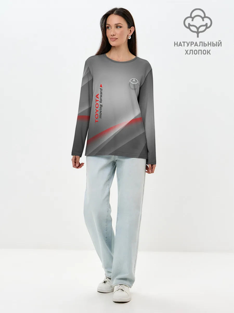 Лонгслив женский. Хлопок / TOYOTA