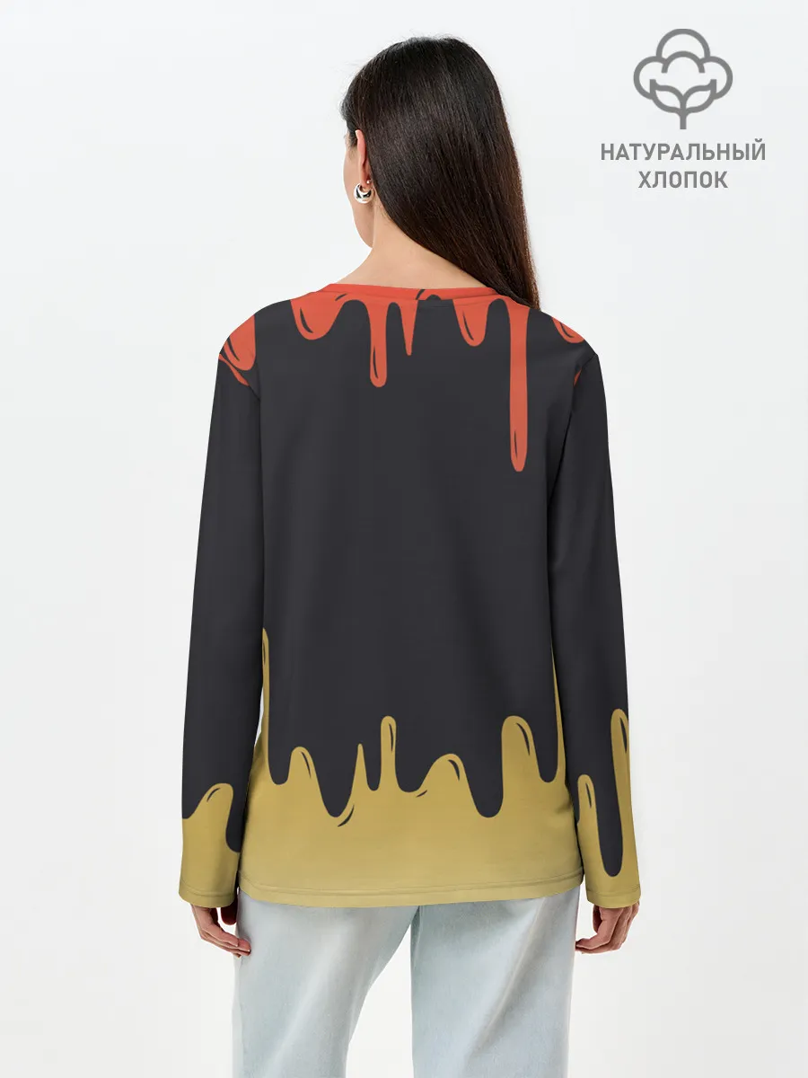 Лонгслив женский. Хлопок / Just Ride MOTOCROSS | МОТОКРОСС