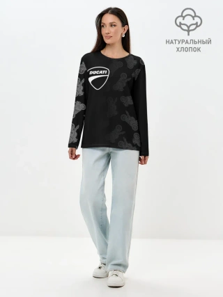 Лонгслив женский. Хлопок / DUCATI [1]