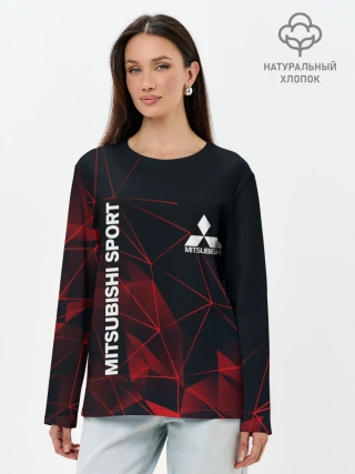 Лонгслив женский. Хлопок / MITSUBISHI