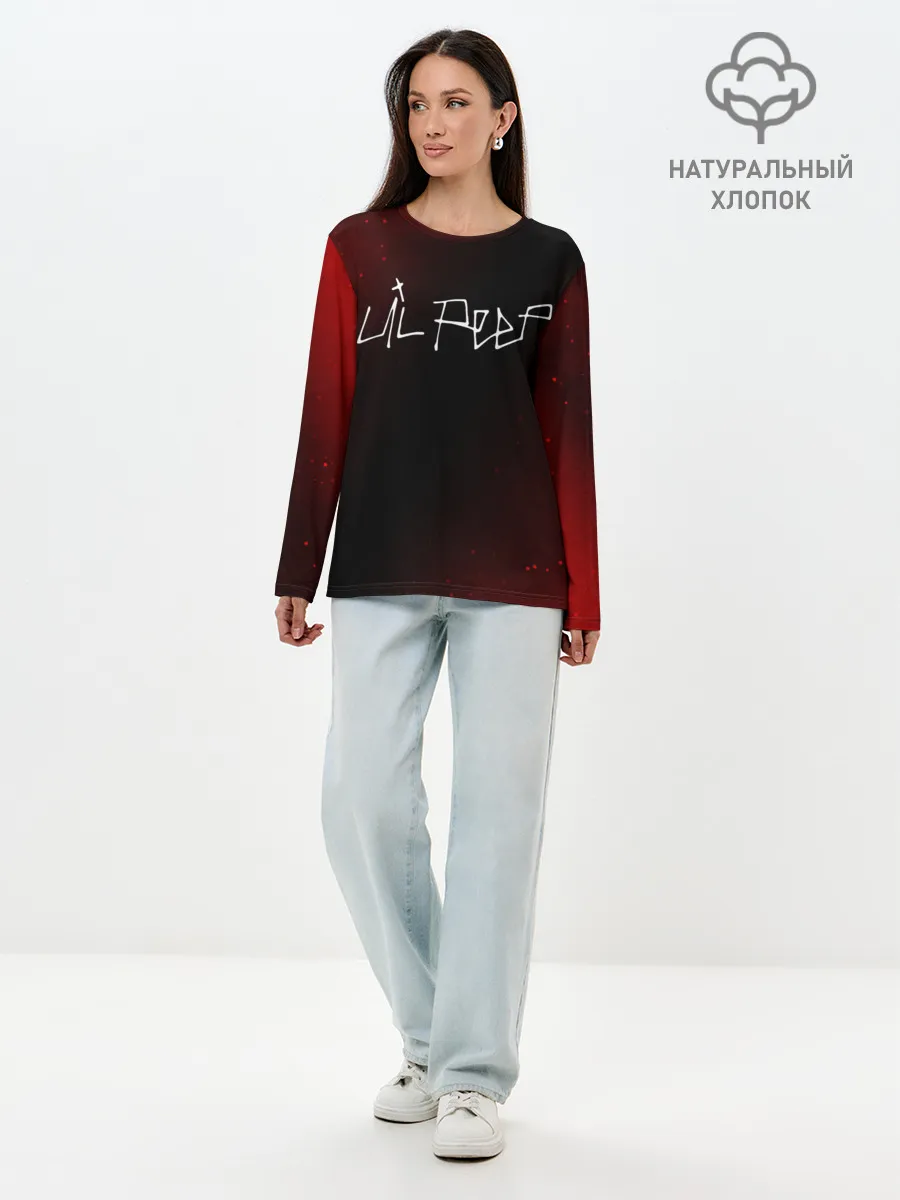 Лонгслив женский. Хлопок / LIL PEEP / ЛИЛ ПИП