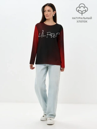 Лонгслив женский. Хлопок / LIL PEEP / ЛИЛ ПИП