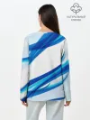 Лонгслив женский. Хлопок / STRIPES BLUE