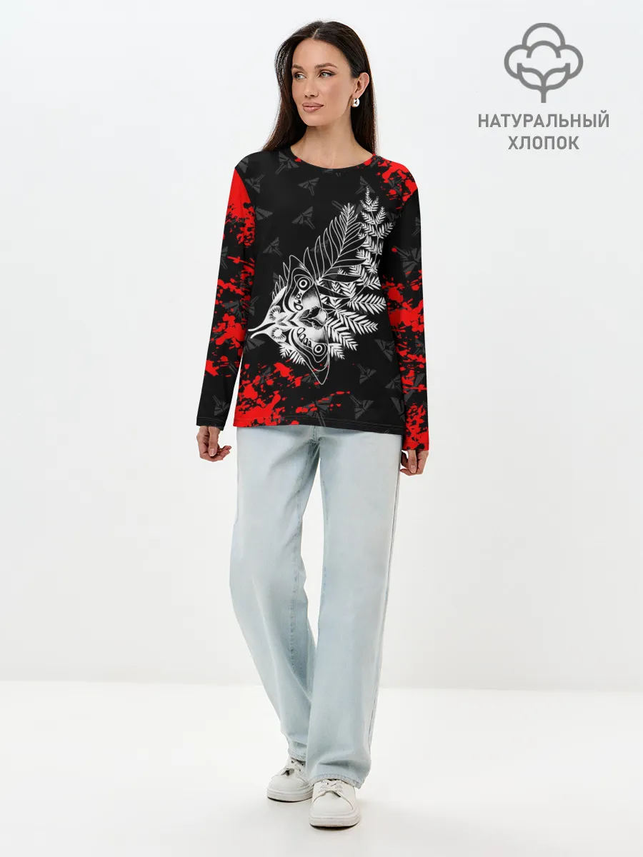 Лонгслив женский. Хлопок / THE LAST OF US 2 ТАТУ ЭЛЛИ