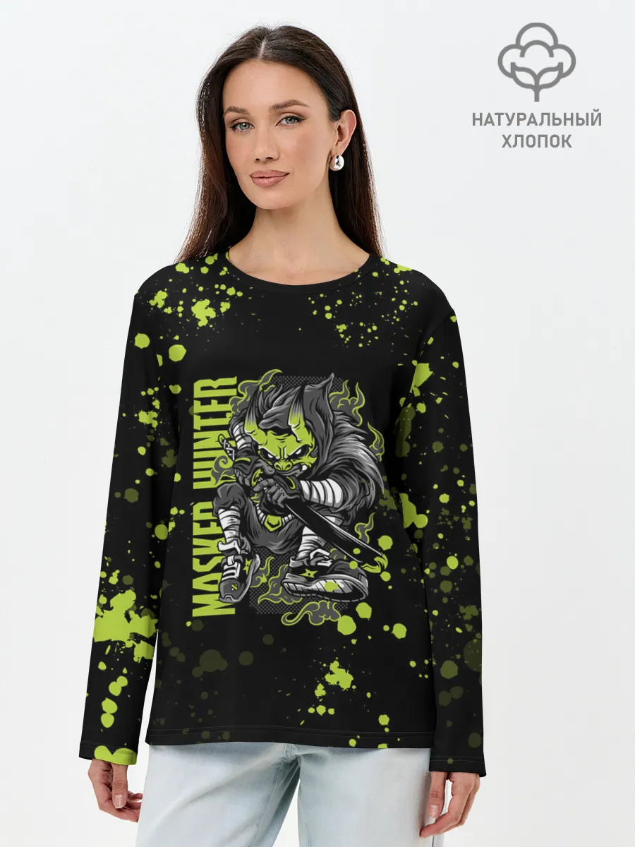 Лонгслив женский. Хлопок / САМУРАЙ | SAMURAI