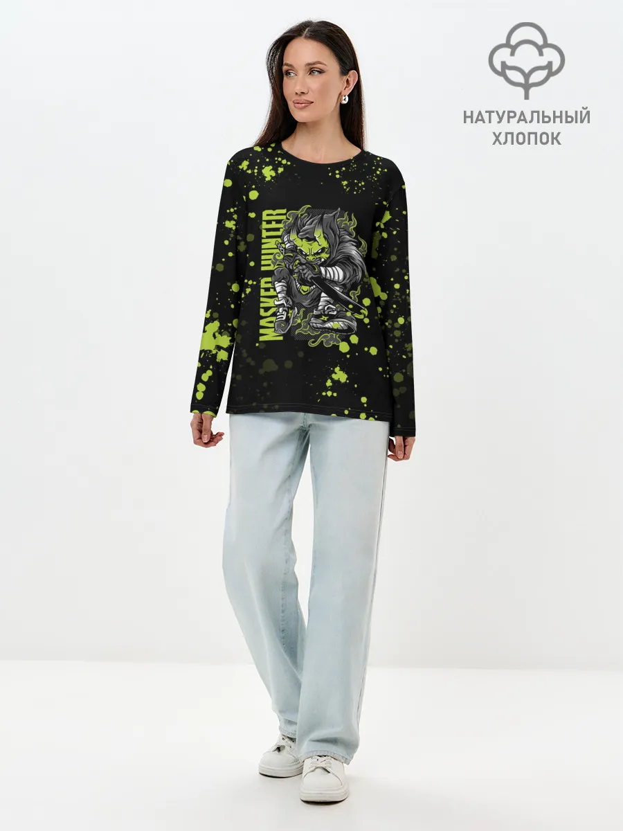 Лонгслив женский. Хлопок / САМУРАЙ | SAMURAI
