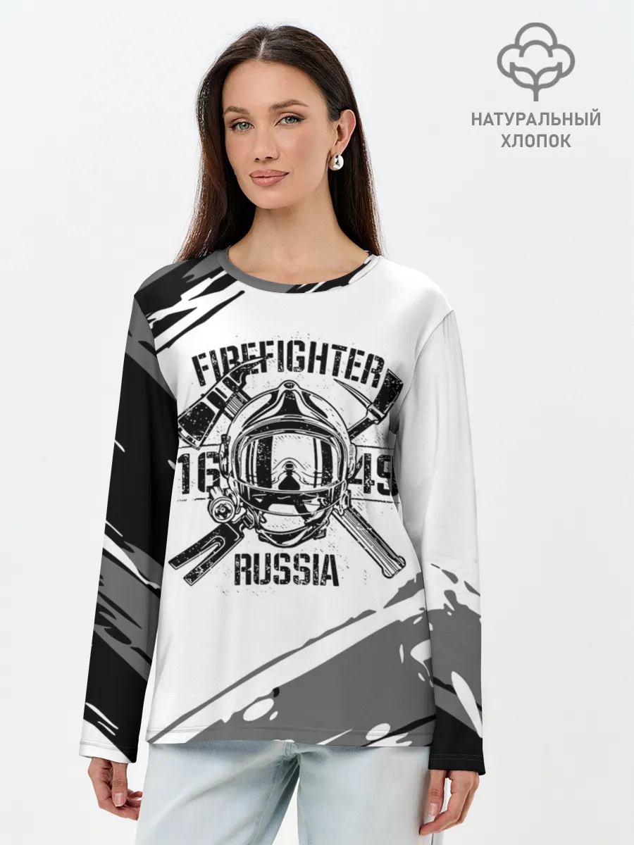 Лонгслив женский. Хлопок / FIREFIGHTER 1649 RUSSIA