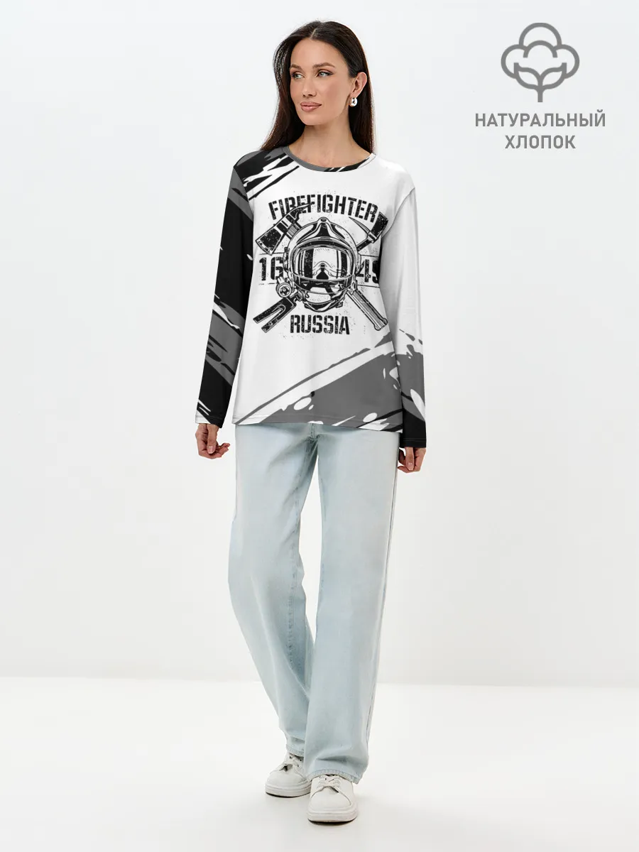 Лонгслив женский. Хлопок / FIREFIGHTER 1649 RUSSIA