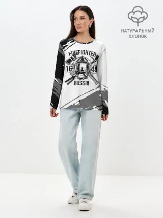 Лонгслив женский. Хлопок / FIREFIGHTER 1649 RUSSIA