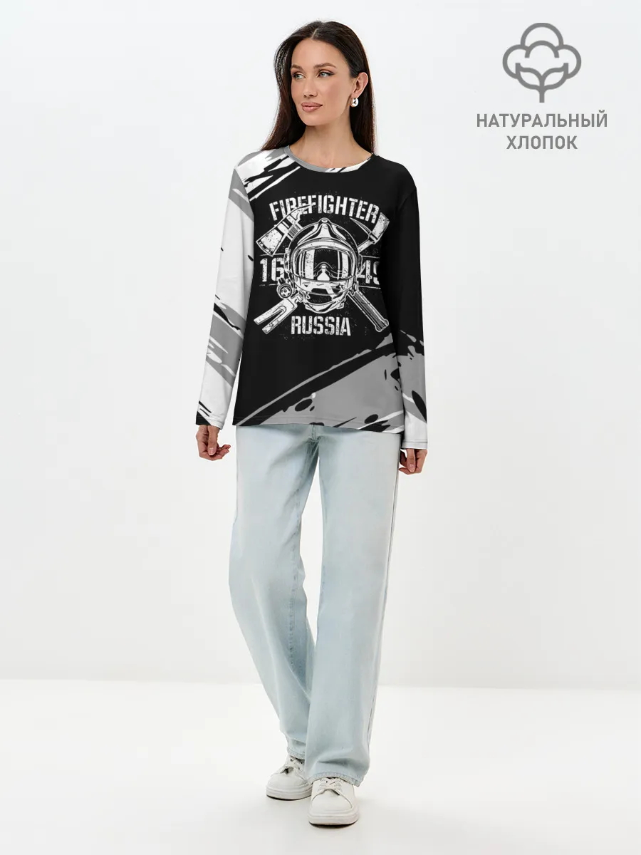 Лонгслив женский. Хлопок / FIREFIGHTER 1649 RUSSIA