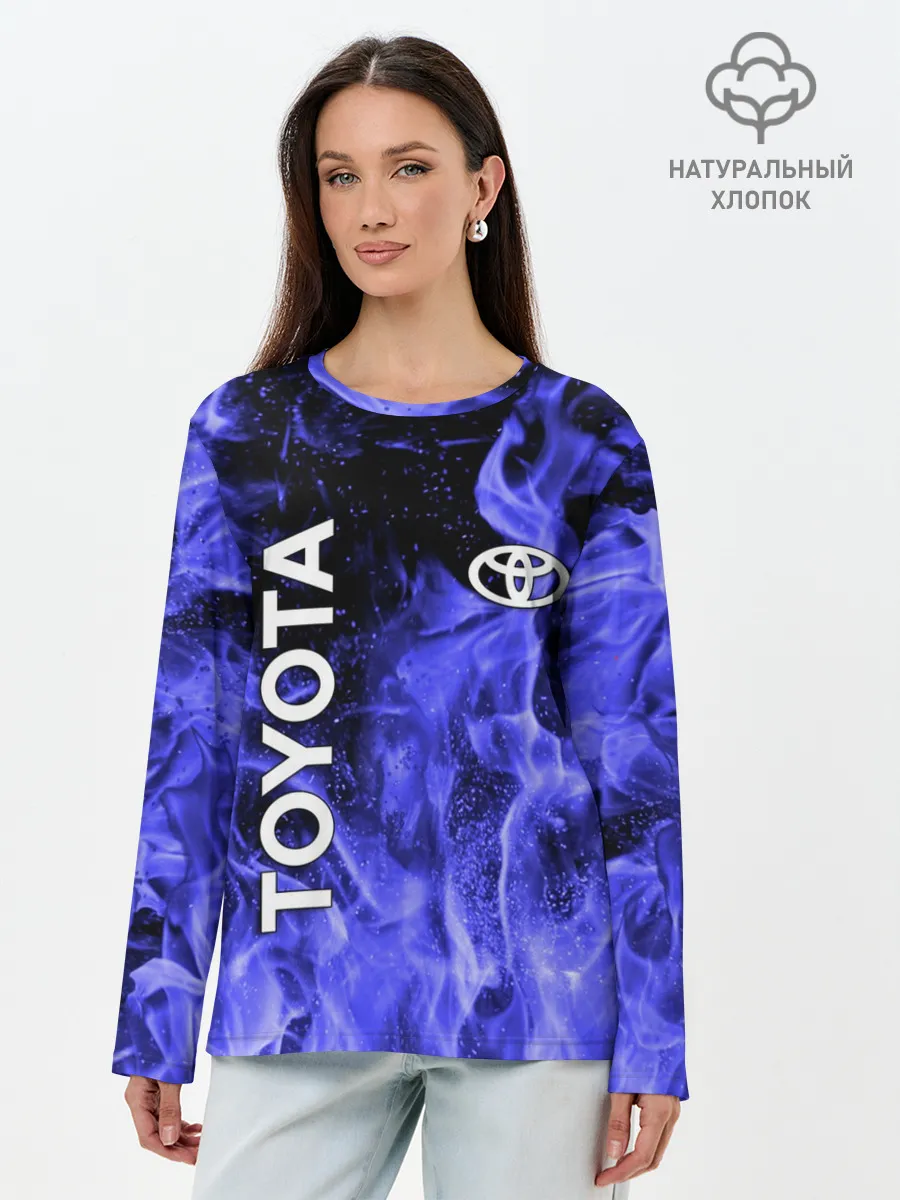 Лонгслив женский. Хлопок / TOYOTA