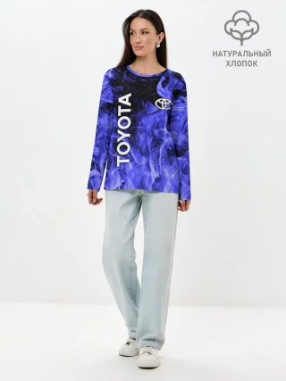 Лонгслив женский. Хлопок / TOYOTA