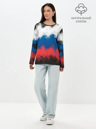 Лонгслив женский. Хлопок / Россия
