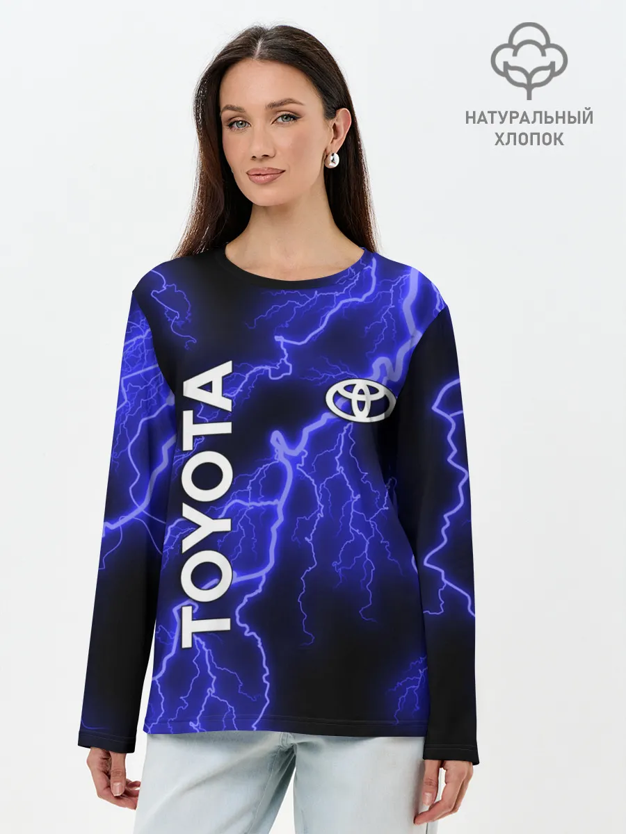 Лонгслив женский. Хлопок / TOYOTA