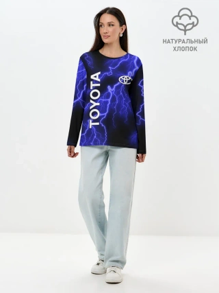 Лонгслив женский. Хлопок / TOYOTA