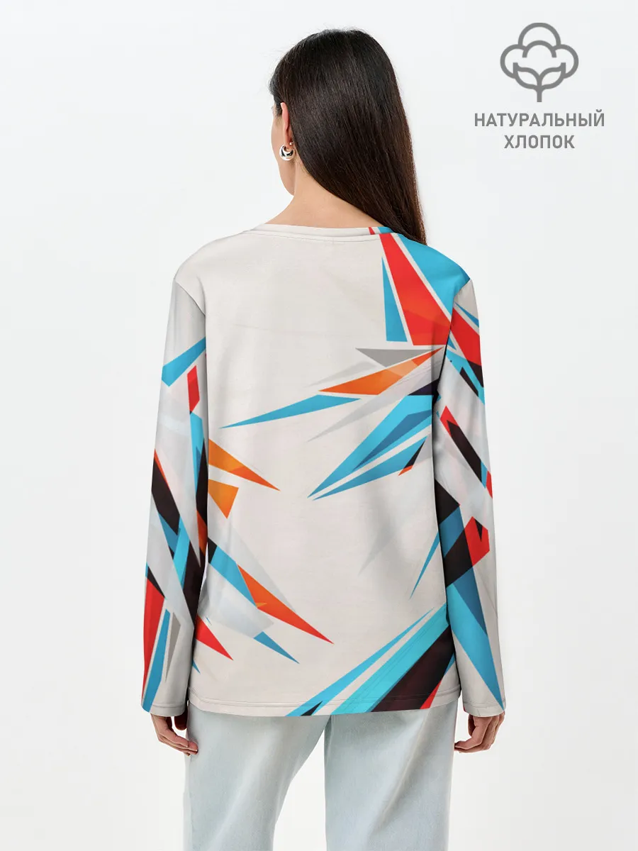 Лонгслив женский. Хлопок / ОСКОЛКИ