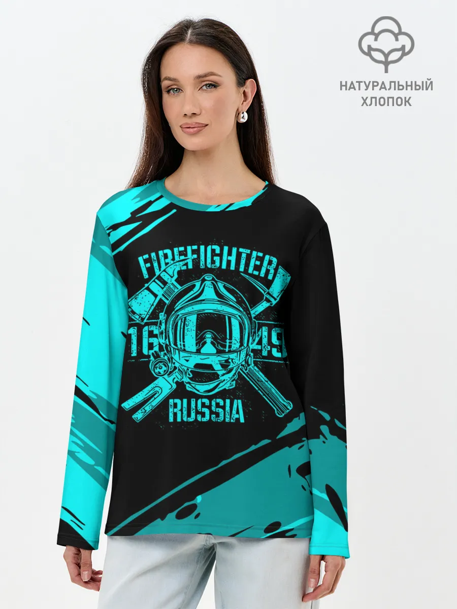 Лонгслив женский. Хлопок / FIREFIGHTER 1649 RUSSIA