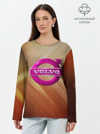 Лонгслив женский. Хлопок / volvo