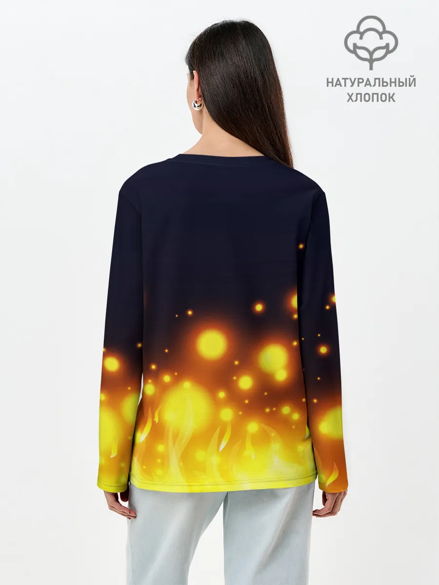 Лонгслив женский. Хлопок / Helltaker Satan Girl