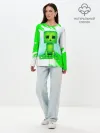 Лонгслив женский. Хлопок / MINECRAFT CREEPER