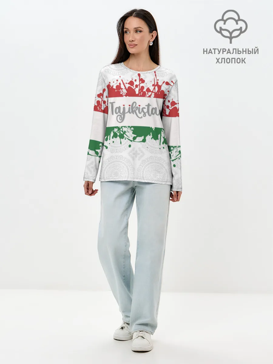 Лонгслив женский. Хлопок / Таджикистан